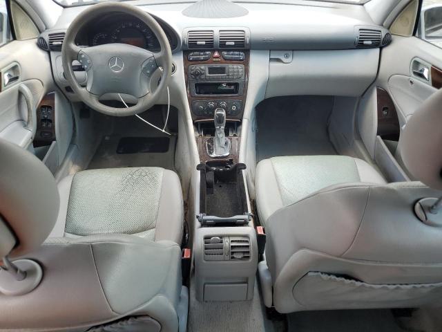 WDBRF61J74A556336 - 2004 MERCEDES-BENZ C 240 SILVER photo 8