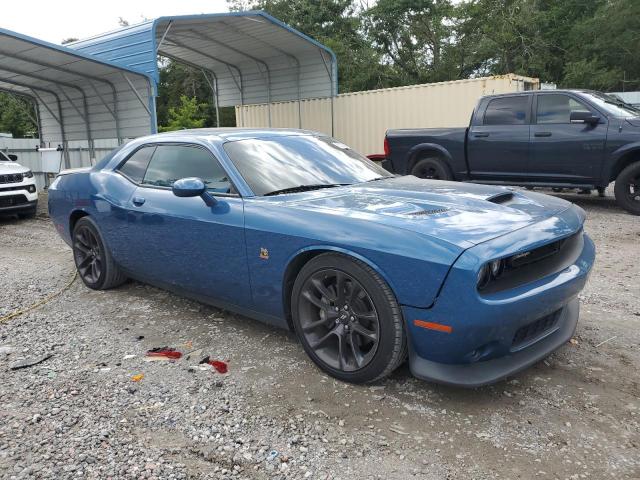 2C3CDZFJ6LH137910 - 2020 DODGE CHALLENGER R/T SCAT PACK BLUE photo 4
