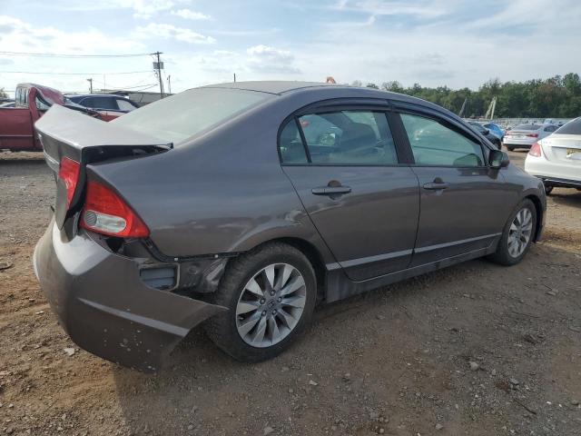 1HGFA16949L022261 - 2009 HONDA CIVIC EXL ნაცრისფერი ფოტო 3
