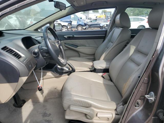 1HGFA16949L022261 - 2009 HONDA CIVIC EXL ნაცრისფერი ფოტო 7