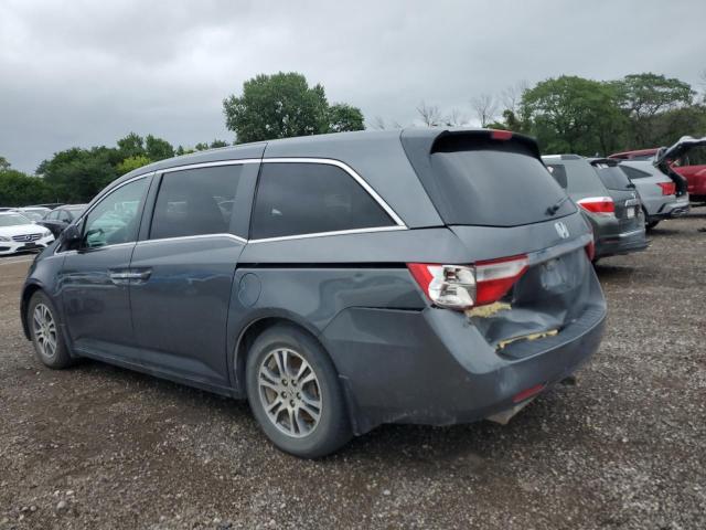 5FNRL5H47BB060123 - 2011 HONDA ODYSSEY EX CHARCOAL photo 2