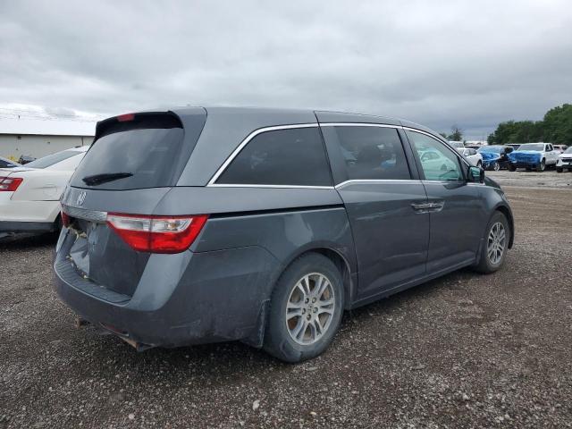 5FNRL5H47BB060123 - 2011 HONDA ODYSSEY EX CHARCOAL photo 3