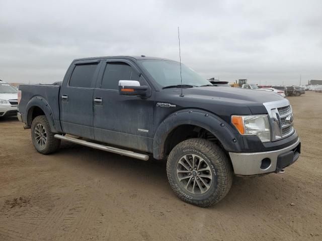 1FTFW1ET3CFB42779 - 2012 FORD F150 SUPERCREW BLACK photo 4