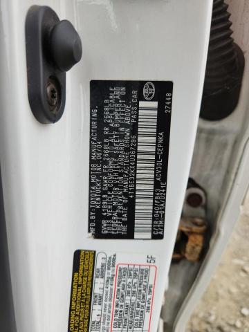 4T1BE32KX4U367296 - 2004 TOYOTA CAMRY LE WHITE photo 12