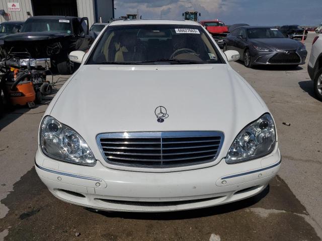 WDBNG75J0YA040160 - 2000 MERCEDES-BENZ S 500 WHITE photo 5