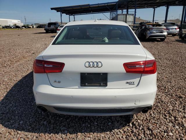 WAUHGAFC0EN039345 - 2014 AUDI A6 PRESTIGE თეთრი ფოტო 6