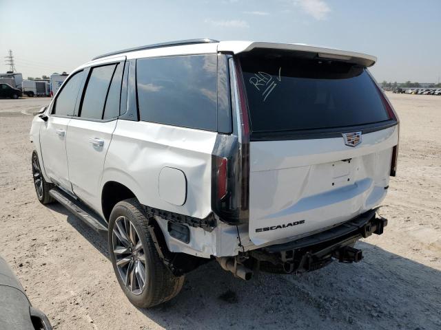 1GYS3EKLXMR486493 - 2021 CADILLAC ESCALADE SPORT WHITE photo 2