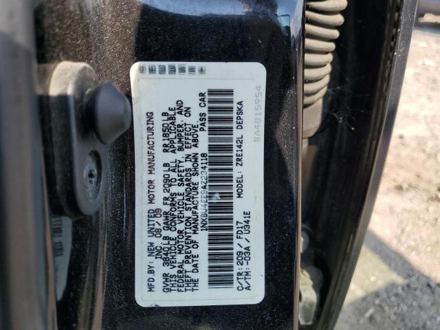 1NXBU4EE9AZ234118 - 2010 TOYOTA COROLLA BASE 黑色 照片 12