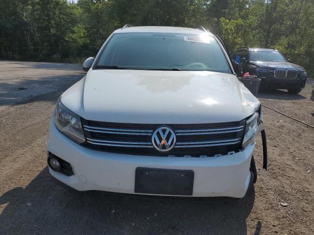 WVGHV3AX3EW582001 - 2014 VOLKSWAGEN TIGUAN S WHITE photo 5