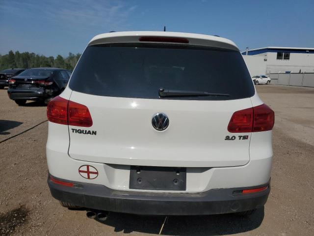WVGHV3AX3EW582001 - 2014 VOLKSWAGEN TIGUAN S WHITE photo 6