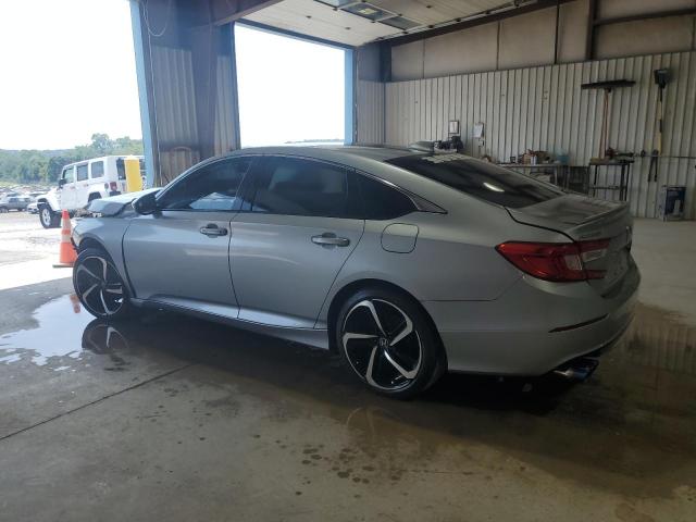 1HGCV1F38JA072244 - 2018 HONDA ACCORD SPORT Сұр фото 2