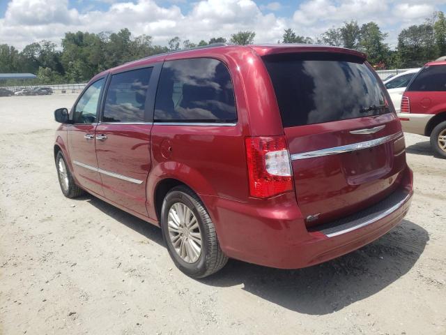 2C4RC1CG3DR745933 - 2013 CHRYSLER TOWN & COU TOURING L RED photo 2