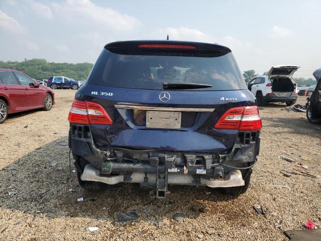 4JGDA5HB3FA456901 - 2015 MERCEDES-BENZ ML 350 4MATIC BLUE photo 6