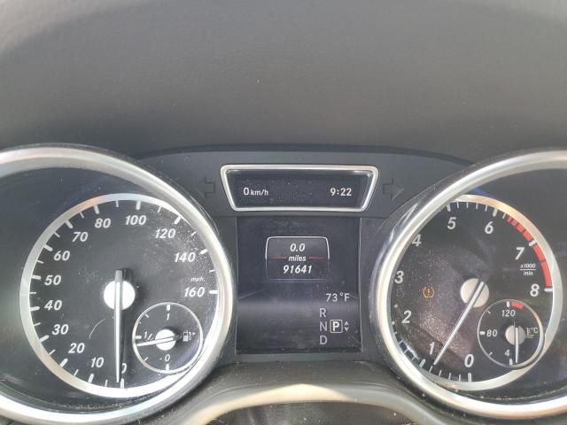 4JGDA5HB3FA456901 - 2015 MERCEDES-BENZ ML 350 4MATIC BLUE photo 9