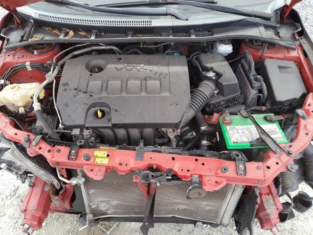 2T1BU4EE9DC015780 - 2013 TOYOTA COROLLA BASE Կարմիր լուսանկար 11