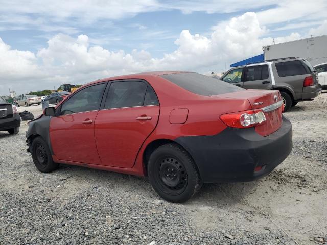 2T1BU4EE9DC015780 - 2013 TOYOTA COROLLA BASE Կարմիր լուսանկար 2