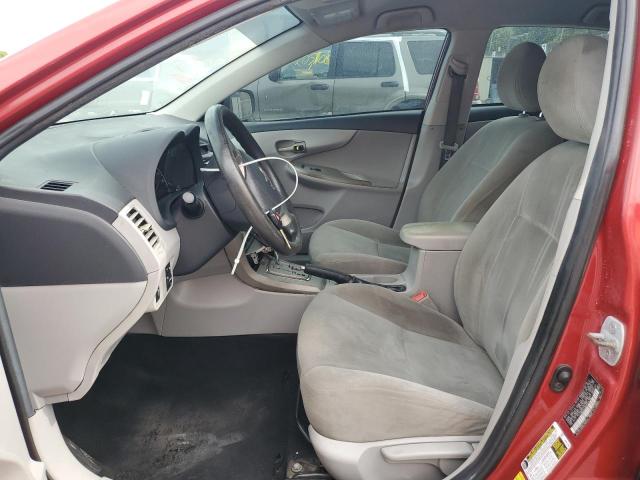 2T1BU4EE9DC015780 - 2013 TOYOTA COROLLA BASE Կարմիր լուսանկար 7