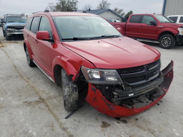 3C4PDCGGXJT157126 - 2018 DODGE JOURNEY CROSSROAD RED photo 1