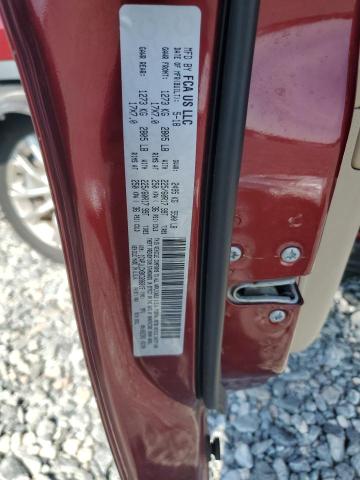 1C4PJLCX9KD206015 - 2019 JEEP CHEROKEE LATITUDE RED photo 14