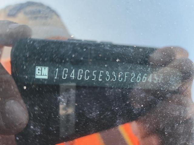 1G4GC5E33CF266437 - 2012 BUICK LACROSSE Gümüş fotoğraf 12