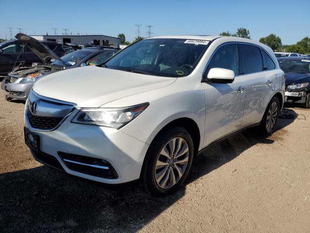 5FRYD4H47FB007316 - 2015 ACURA MDX TECHNOLOGY WHITE photo 1