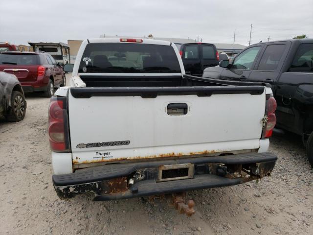 2GCEC19Z771122860 - 2007 CHEVROLET SILVERADO C1500 CLASSIC WHITE photo 6