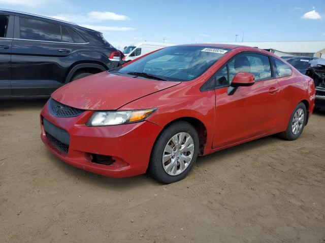 2HGFG3B56CH533844 - 2012 HONDA CIVIC LX RED photo 1