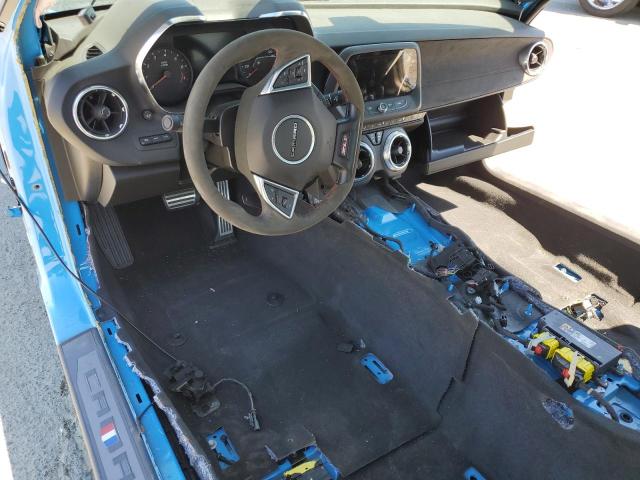 1G1FK1R63N0115578 - 2022 CHEVROLET CAMARO ZL1 BLUE photo 8