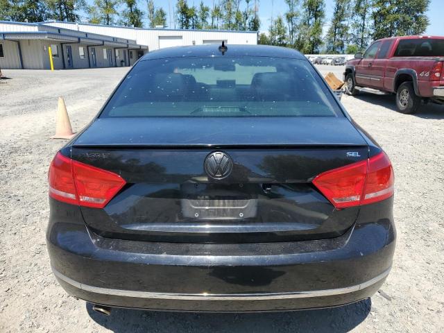 1VWCP7A39DC088753 - 2013 VOLKSWAGEN PASSAT SEL BLACK photo 6