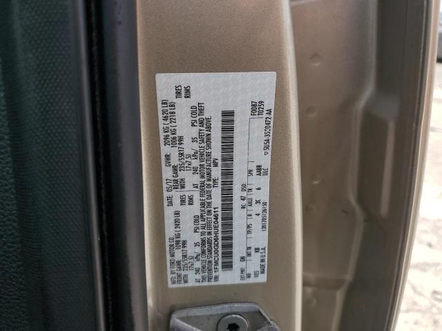 1FMCU0GD6HUE04611 - 2017 FORD ESCAPE SE Noir photo 12