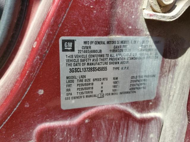 3GSCL13728S545855 - 2008 SATURN VUE REDLINE RED photo 14