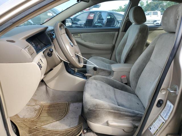 1NXBR32E87Z828143 - 2007 TOYOTA COROLLA CE ოქროსფერი ფოტო 7