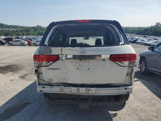 5FNRL5H64EB110241 - 2014 HONDA ODYSSEY EXL WHITE photo 6