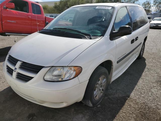 1D4GP24R27B253031 - 2007 DODGE GRAND CARA SE WHITE photo 2