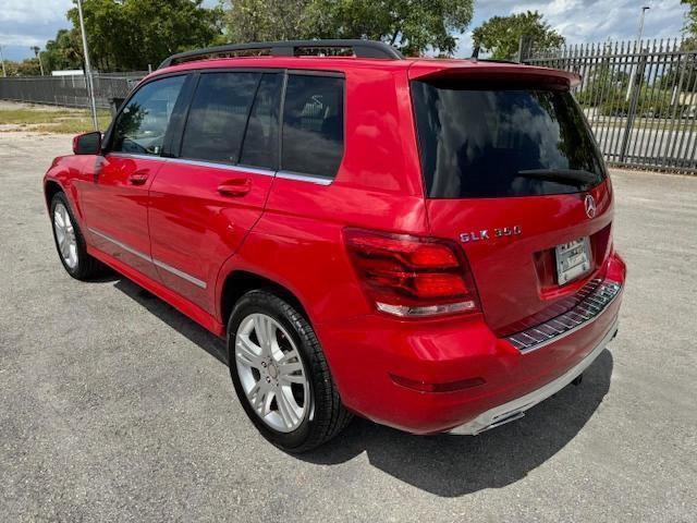 WDCGG5HB4FG357463 - 2015 MERCEDES-BENZ GLK 350 RED photo 2