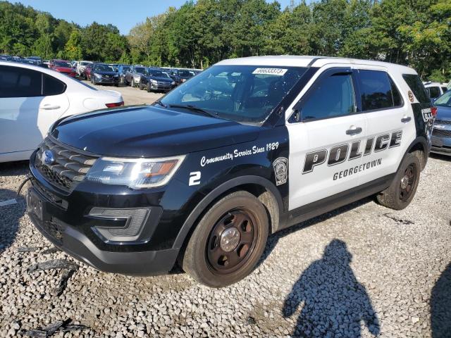 1FM5K8AR9JGC17711 - 2018 FORD EXPLORER POLICE INTERCEPTOR TWO TONE photo 1
