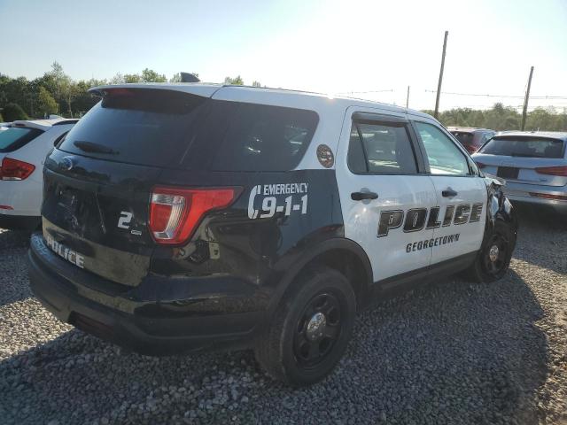 1FM5K8AR9JGC17711 - 2018 FORD EXPLORER POLICE INTERCEPTOR TWO TONE photo 3