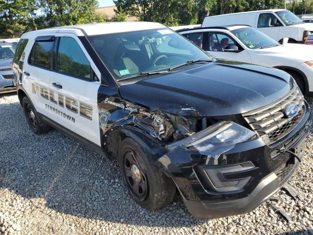 1FM5K8AR9JGC17711 - 2018 FORD EXPLORER POLICE INTERCEPTOR TWO TONE photo 4