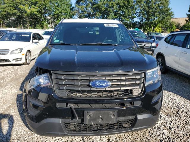 1FM5K8AR9JGC17711 - 2018 FORD EXPLORER POLICE INTERCEPTOR TWO TONE photo 5