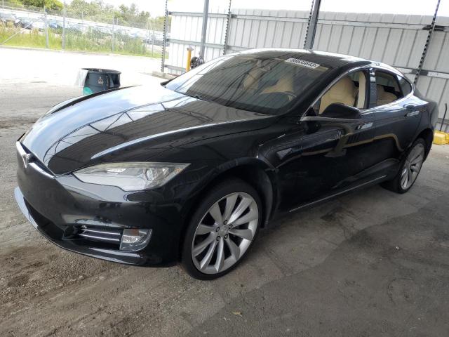 5YJSA1DP1DFP12771 - 2013 TESLA MODEL S Սև լուսանկար 1