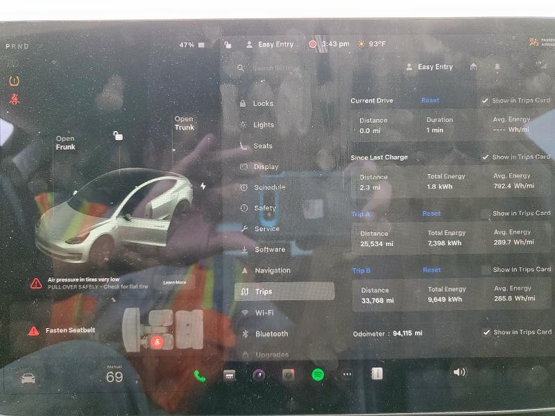 5YJ3E1EB0KF388334 - 2019 TESLA MODEL 3 Ağ foto 9