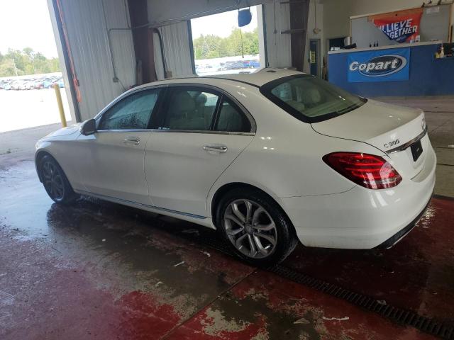 55SWF4KBXGU125189 - 2016 MERCEDES-BENZ C 300 4MATIC WHITE photo 2
