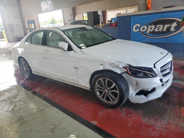 55SWF4KBXGU125189 - 2016 MERCEDES-BENZ C 300 4MATIC WHITE photo 4