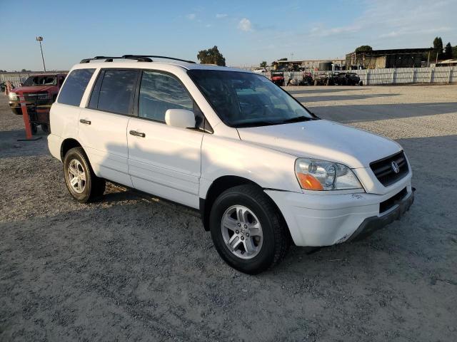 2HKYF18715H507847 - 2005 HONDA PILOT EXL WHITE photo 4