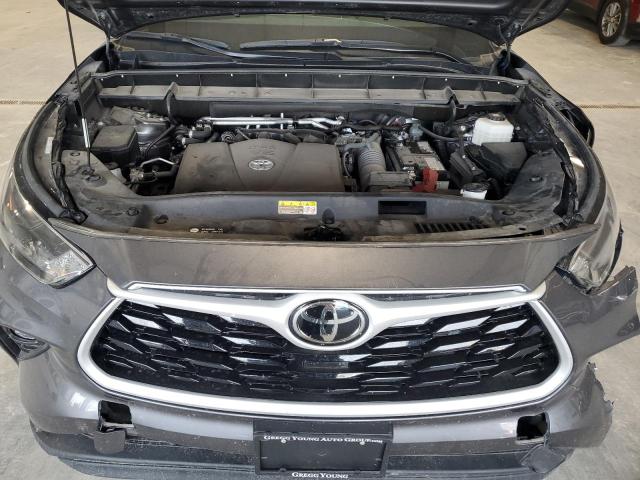 5TDBZRBH4NS580363 - 2022 TOYOTA HIGHLANDER L GRAY photo 12