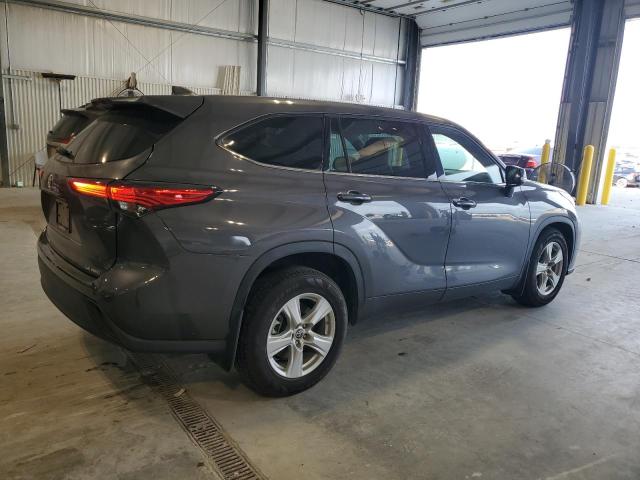 5TDBZRBH4NS580363 - 2022 TOYOTA HIGHLANDER L GRAY photo 3