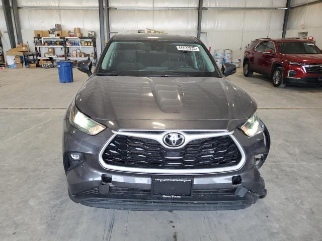 5TDBZRBH4NS580363 - 2022 TOYOTA HIGHLANDER L GRAY photo 5