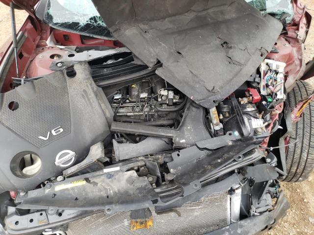 1N4AA51E29C858242 - 2009 NISSAN MAXIMA S MAROON photo 11