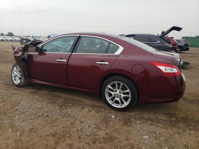1N4AA51E29C858242 - 2009 NISSAN MAXIMA S MAROON photo 2