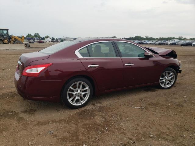 1N4AA51E29C858242 - 2009 NISSAN MAXIMA S MAROON photo 3